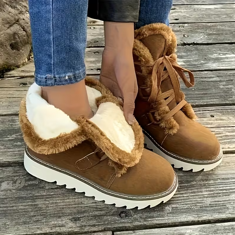 đEarly Christmas Sale 50%â¤ď¸Women's Orthopedic Winter Warm Fur Snow Boots