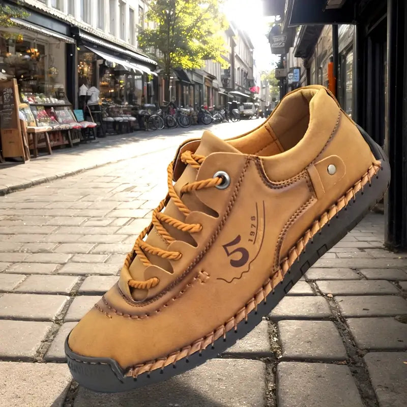 Handcrafted Classic Women's Casual Sneakers, Vintage Orthopedic Ankle Boots