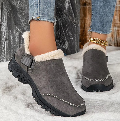 CozyStep Women’s Hands-Free Warm Shoes with Arch Support