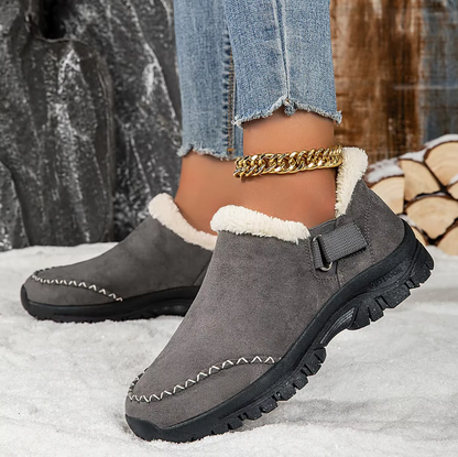 CozyStep Women’s Hands-Free Warm Shoes with Arch Support