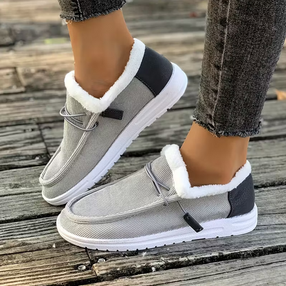 CozyStep™ Women’s Orthopedic Fur-Lined Slip-On Shoes