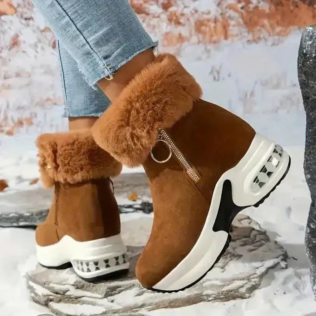 🎄Early Christmas Sale 50%❤️ Women's Warm Orthopedic Platform Boots