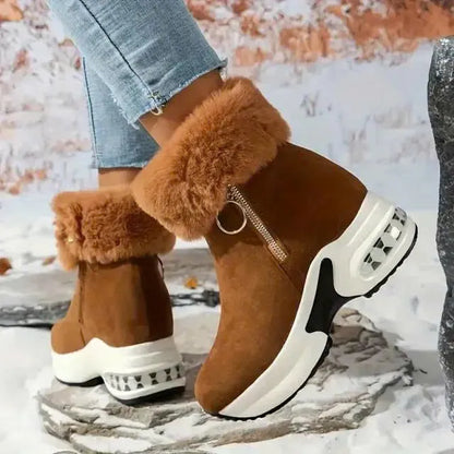 🎄Early Christmas Sale 50%❤️ Women's Warm Orthopedic Platform Boots