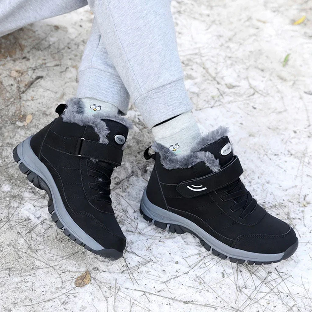 Early Winter Sale 50% ❤️ Women's Orthopedic Winter Shoes – Waterproof, Plush Lining & Arch Support Comfort